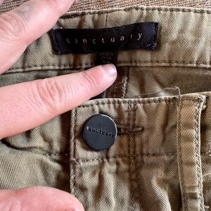 green sanctuary bellbottom cargo pants